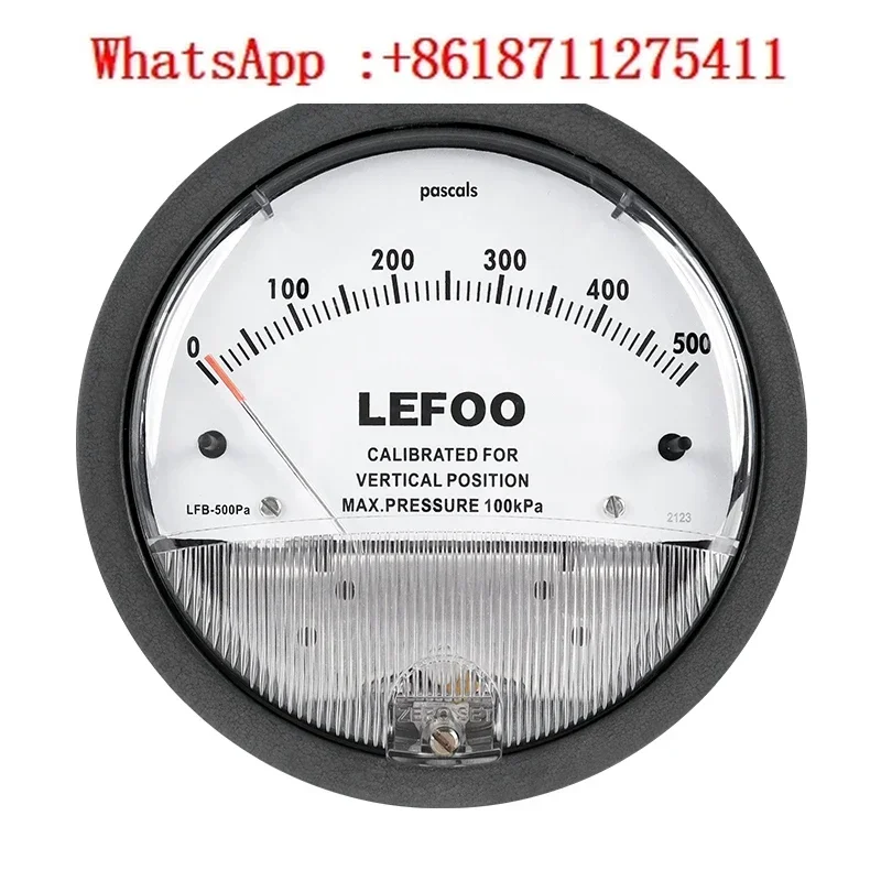 Манометр дифференциального давления с круглой указкой для испытания ядроциквой