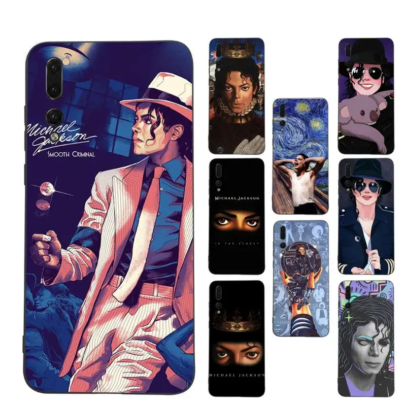 

Michael Jackson Phone Case Soft Silicone Case For Huawei p 30lite p30 20pro p40lite P30 Capa