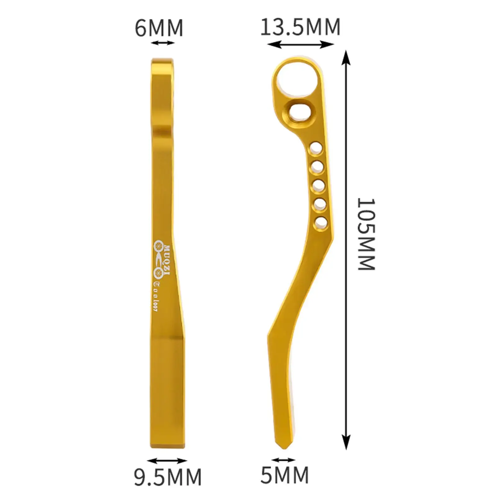 Защита лову велосипедной цепи Диапазон направляющей 34T-50T 36T-52T Алюминиевый