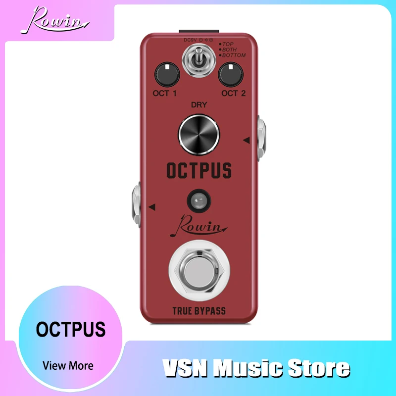 Rowin Pure Octpus Guitar Pedal Electric GuitarsThis store has closed.Please buy at my new store,keytarsmusic.aliexpress.com. enlarge