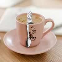 spoons 304 steel stainless scoop coffee spoon 5 inch tableware decoration kitchen teaspoon dessert milk ice cream scoop
