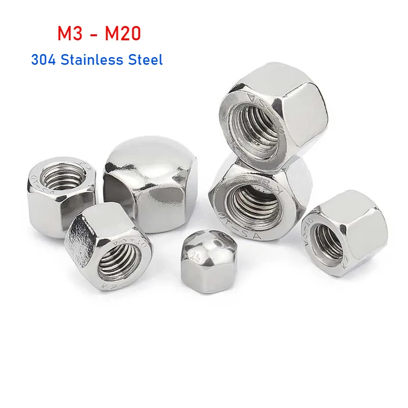 304 нержавеющая сталь карликовая гайка фотоосветительное отверстие декоративный