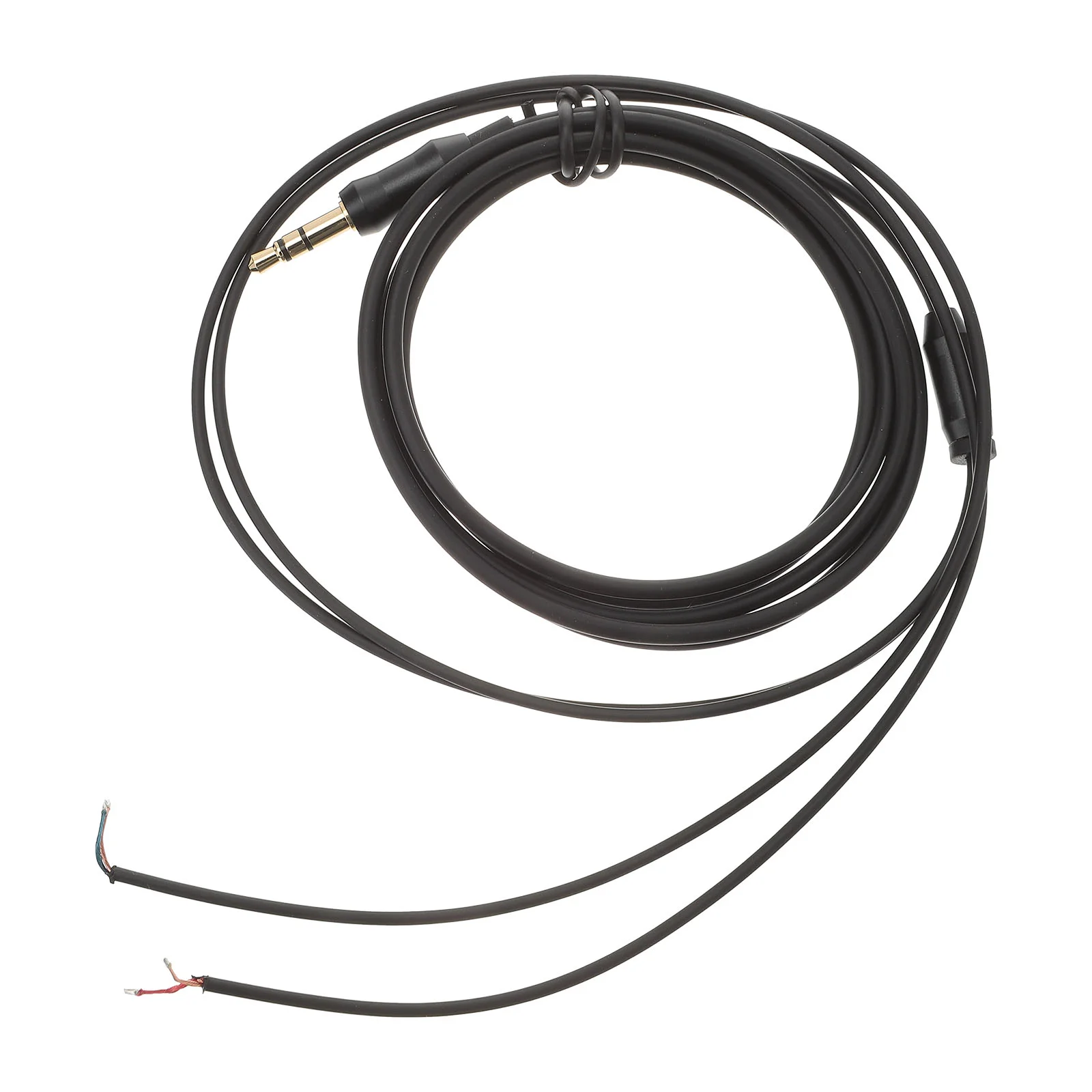 

1PC 15M Long Black Earphone Repair Cable TPE Headset Semi-finished -free Copper Headset Repair Wire with 30 Cores Black
