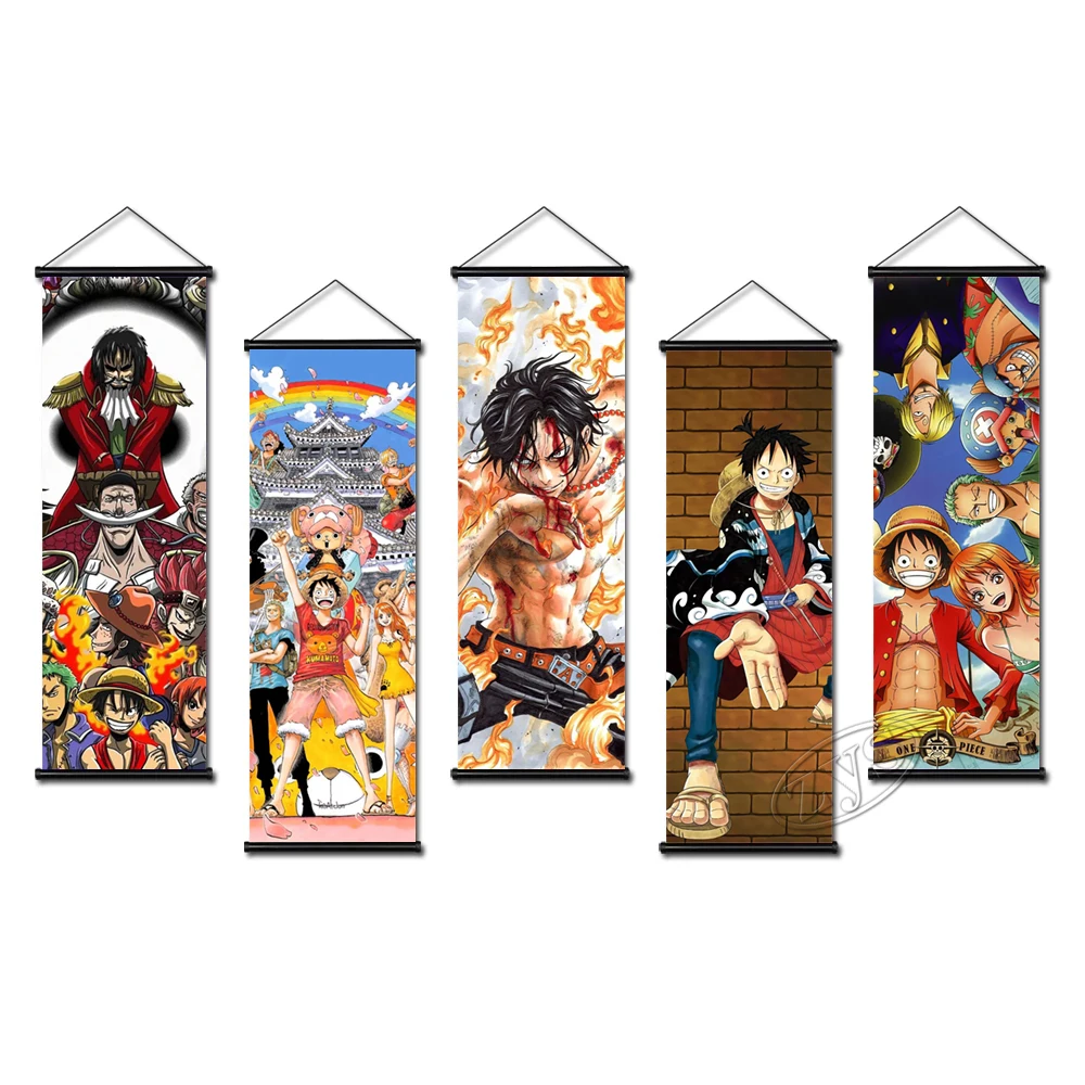 

Картины на холсте Обезьяна D. Модульные картины Luffy, плакат, подвесные свитки, украшение для дома для гостиной