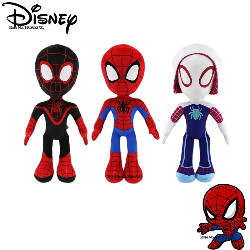 

New 33cm Disney Spider Man and His Amazing Friends Ghost Spider Plush Toys