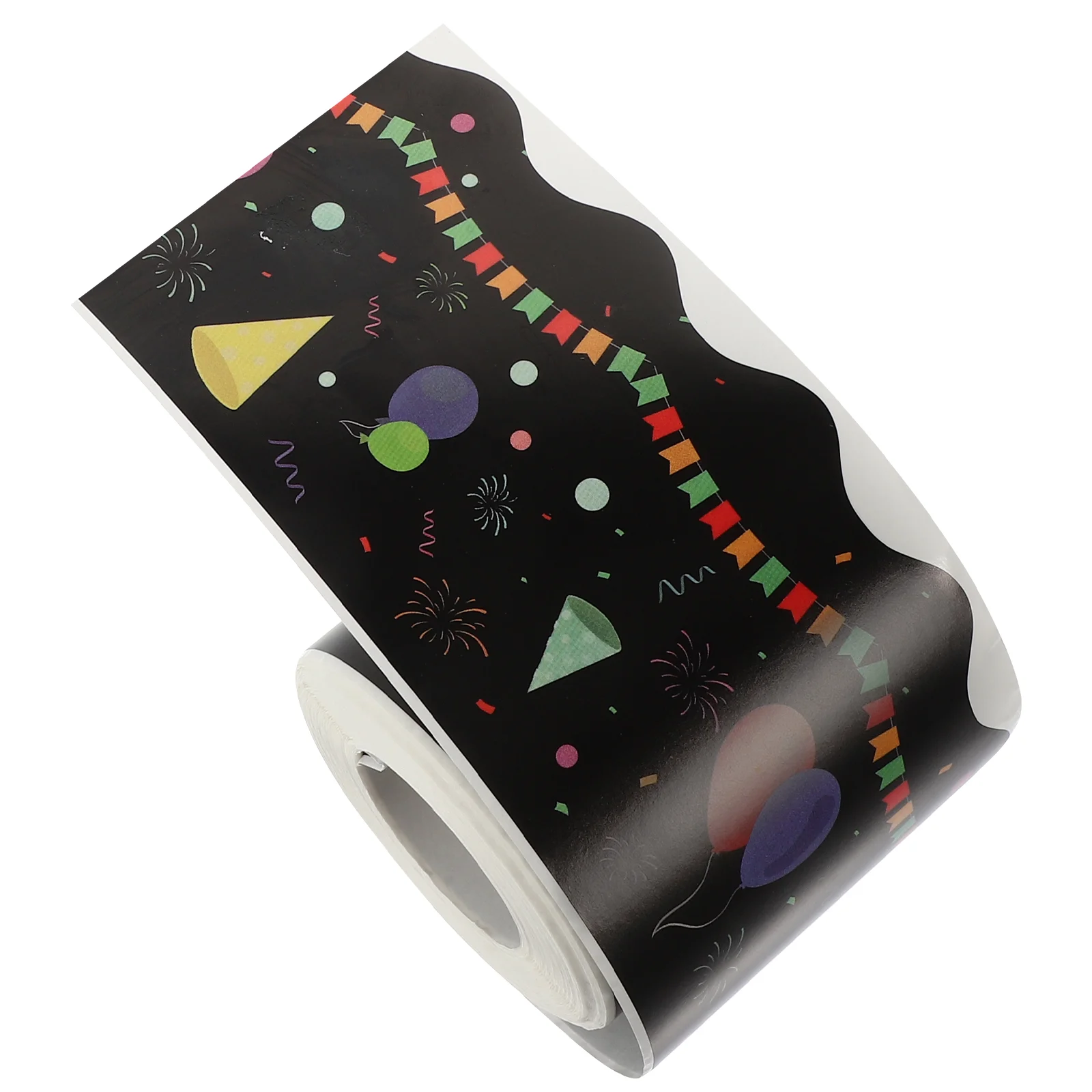 

Decor Wave Bulletin Board Border Decorative Paper Adorable Sticker Coated Stickers Borders Festival Supplies