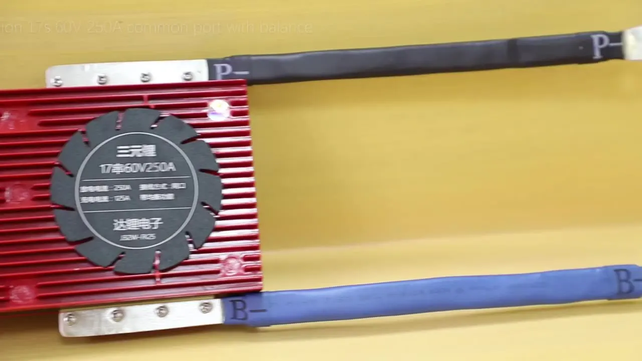 

Daly 20S 60V BMS 250A 32650 bms 64V lithium battery management system board 250Ah high circuit for low speed electric vehicle