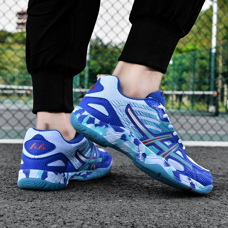 SENAGE Original Men Women Professional Badminton Tennis Volleyball Shoes Boys Girls Children Lightweight Sports Sneakers