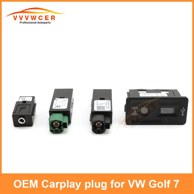 CarPlay Media AUX MIB2 PRO USB AMI устанавливаемая розетка переключатель AMI устанавливаемая штепсельная Вилка для VW Golf MK7 автомобильные аксессуары