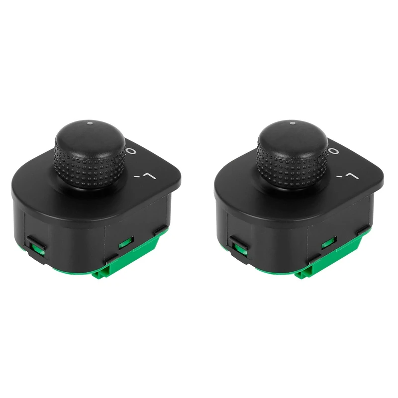 

2X Mirror Control Switch 1J1959565A For - 1998 1999 Golf 2002-2005 Jetta & 98-10 Beetle 98-05 Passat