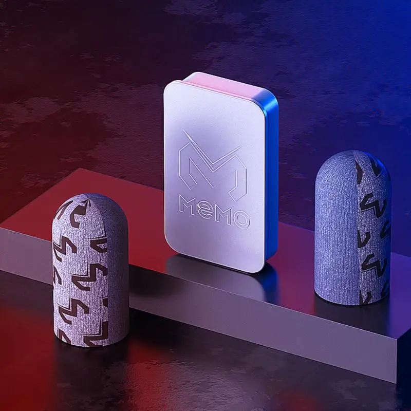 

New Game Finger Sleeve 24-pin Silver Fiber 0.3mm Thin Cloth Silver Finger Sleeve Anti-sweat Anti-skid PUGB Chicken Artifact