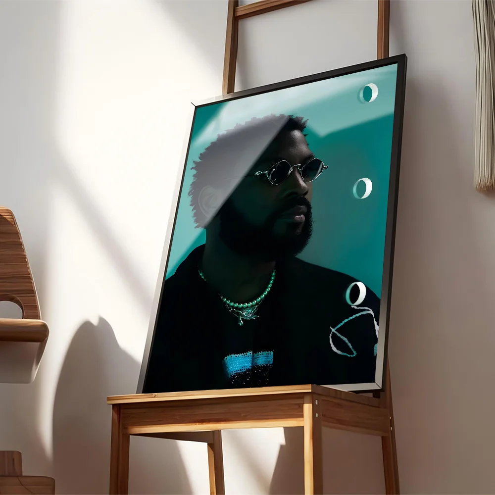 Damso Qalf Rapper Classic Vintage Posters Room Home Bar Cafe Decor Nordic