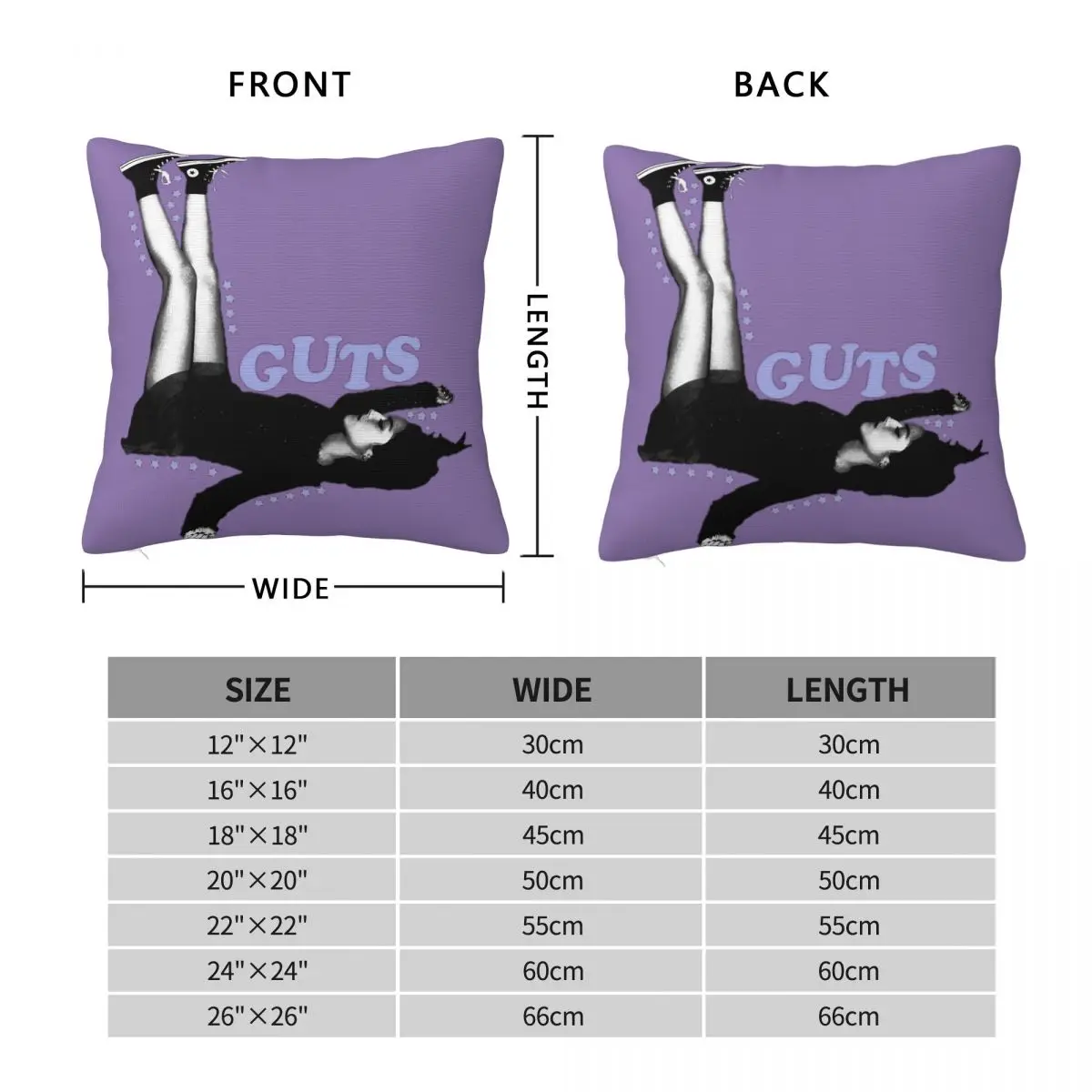 Декоративная наволочка Оливия вампир родригос кислый Мерч для гостиной