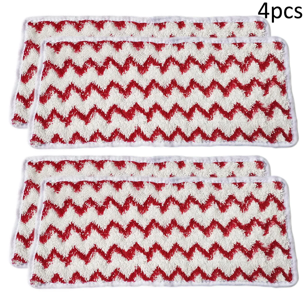

4pcs Microfiber Pad Replacements For Vileda Steam XXL Power Pad Steam Cleaner Reusable Washable Mop Cloth Refill