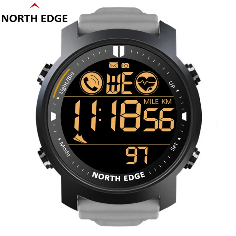 

Смарт-часы NORTH EDGE мужские с пульсометром, водонепроницаемые до 50 м