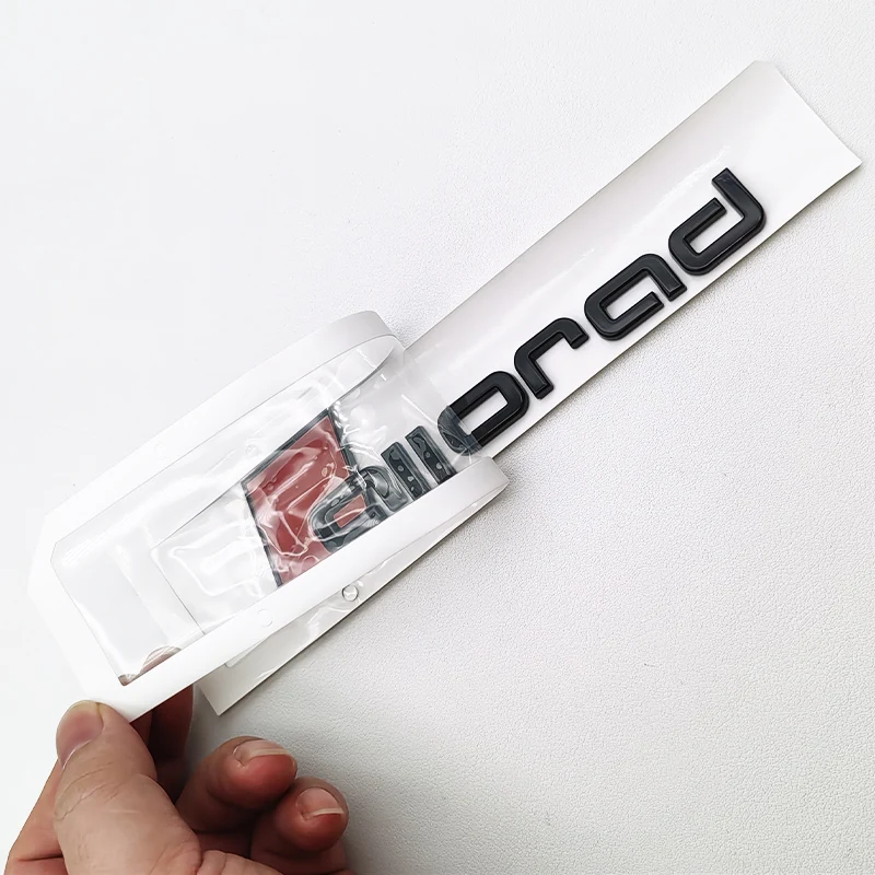 Audi Allroad 3D ABS Хромированный Черный Эмблема Логотип Письмо Багажник Значок Для