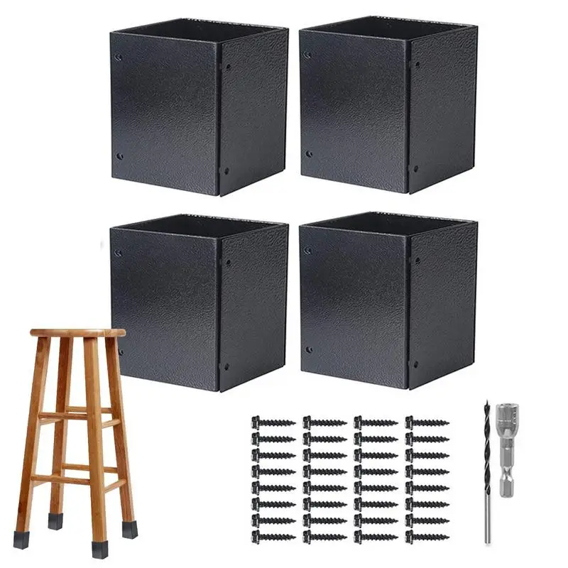 

Mailbox Post Protector Stainless Steel Adjustable Trimmer Guard Rust-Free Post Base Protectors Universal Fence Armor For Mailbox