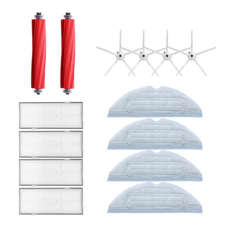 

For Xiaomi Roborock S7 T7S T7PLUS HEPA Accessory of Filter Main Brush Mop Cloth Side Brush Vacuum Cleaner Parts