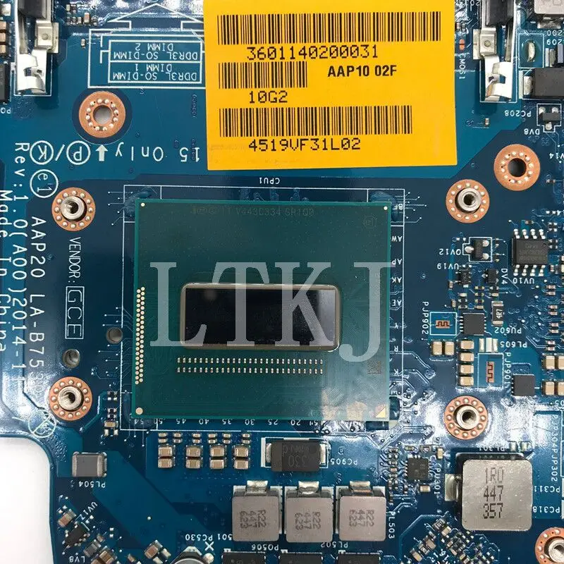 Материнская плата для ноутбука Alienware 15 R1 17 R2 Φ 00C5MH 0C5MH AAP20 CN-00C5MH W/SR1Q0 I5-4210U ЦП GTX970M