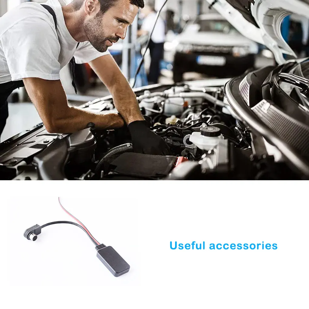 

1 2 3 Car Bluetooth-compatible 4 0 Audio Cable Vehicle Truck AUX Adapter Automobile Replacement Maintenance Modification Spare