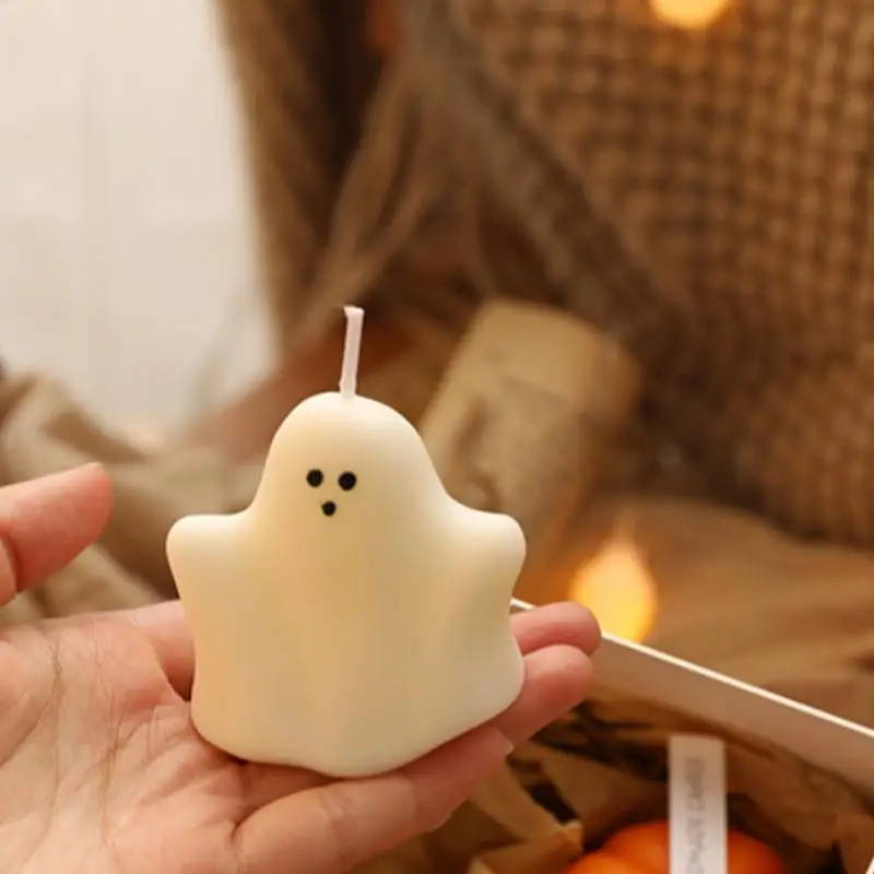 ścienny na Halloween Aromaterapia Mała ozdoba Urocza kreskówka - Zestaw świec do aromaterapii z duchami dyni