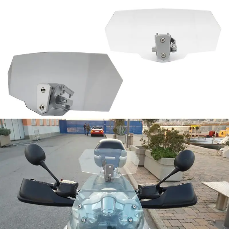 Ветрозащитный экран для мотоцикла регулируемые удлинительные зажимы удлинитель