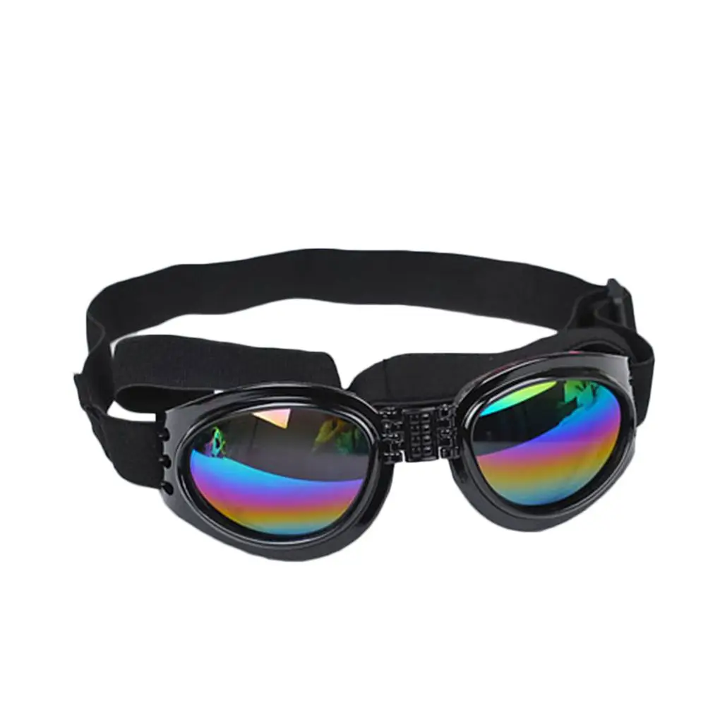 

Dog glasses Collapsible Dog Sunglasses Foldable Dog UV Protective Sunglasses Goggles Lenses with Adjustable Strap Glasses