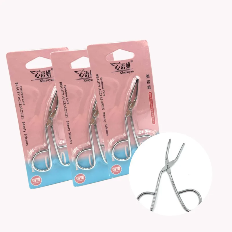 Профессиональный пинцет для бровей острый наклонный зажим удаления волос на