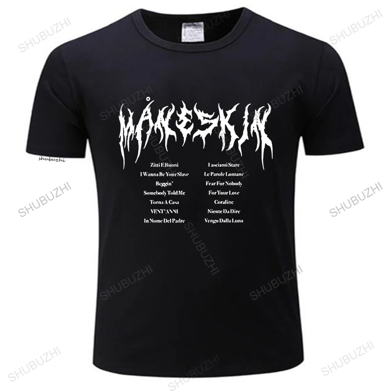 

Hot Sale Classic Anime Maneskin Printed crew neck Shirts Funny Comfortable tee shirt tshirts Casual Cotton brand Daily shirt