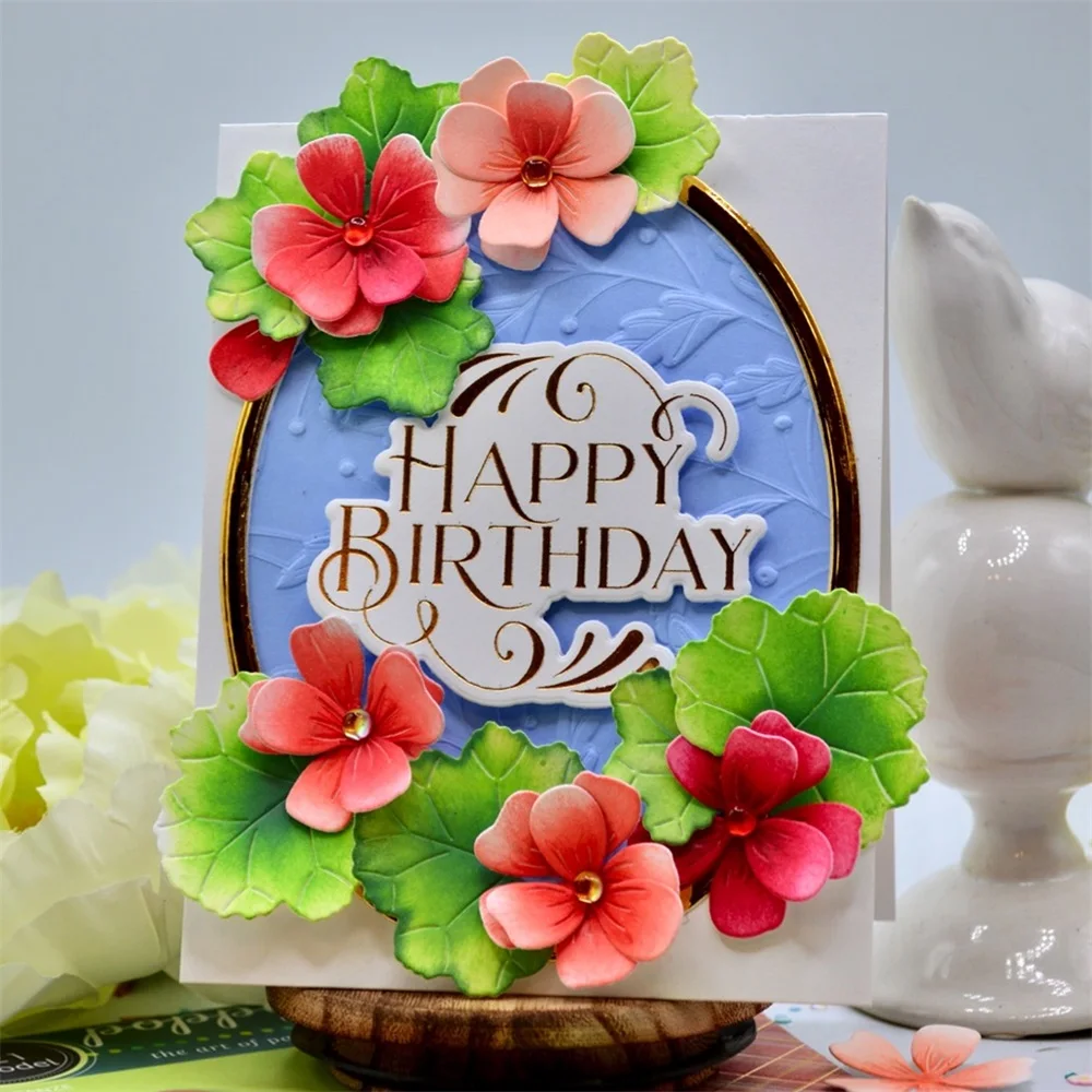 Новинка 2023 года папка с 3D тиснением листва спринг узор для DIY скрапбукинга