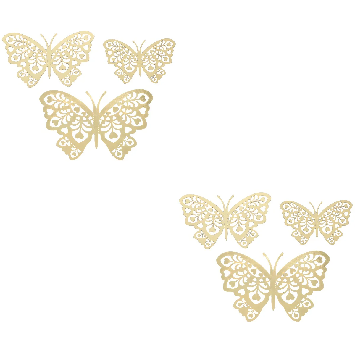 

Wall Decal Sticker Stickers3D Mural Mirror Butterflies Decor Decals Adornment Room Living Flying Bedroom Decorative Cake
