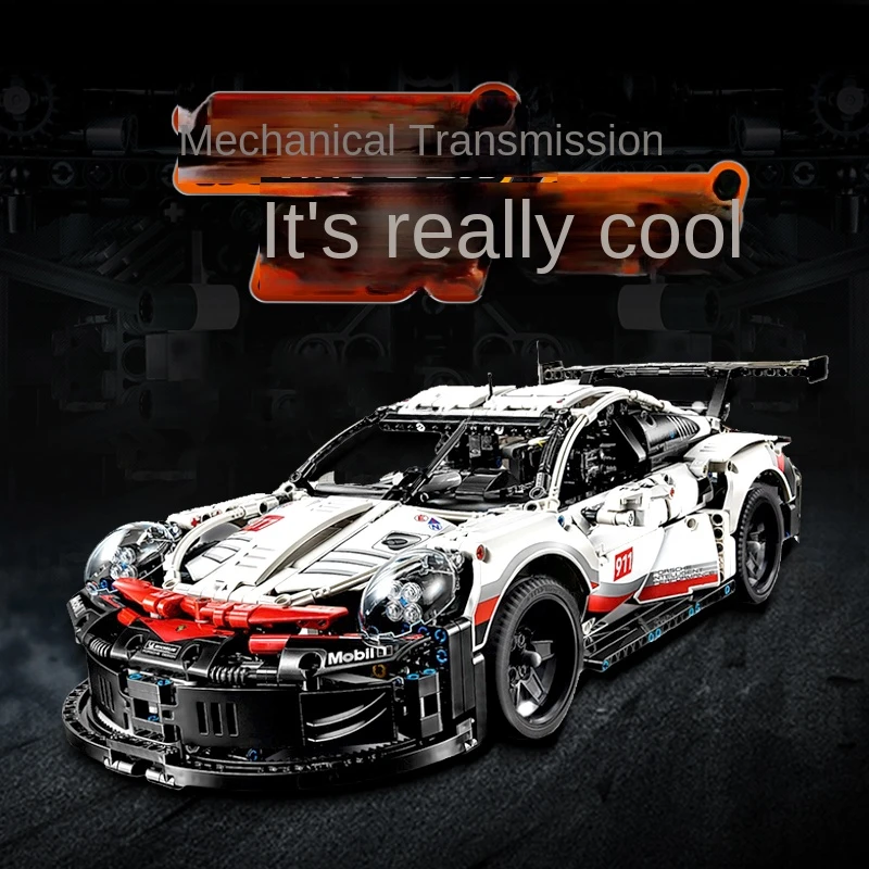 1580 шт. Детский конструктор Супер гоночный автомобиль