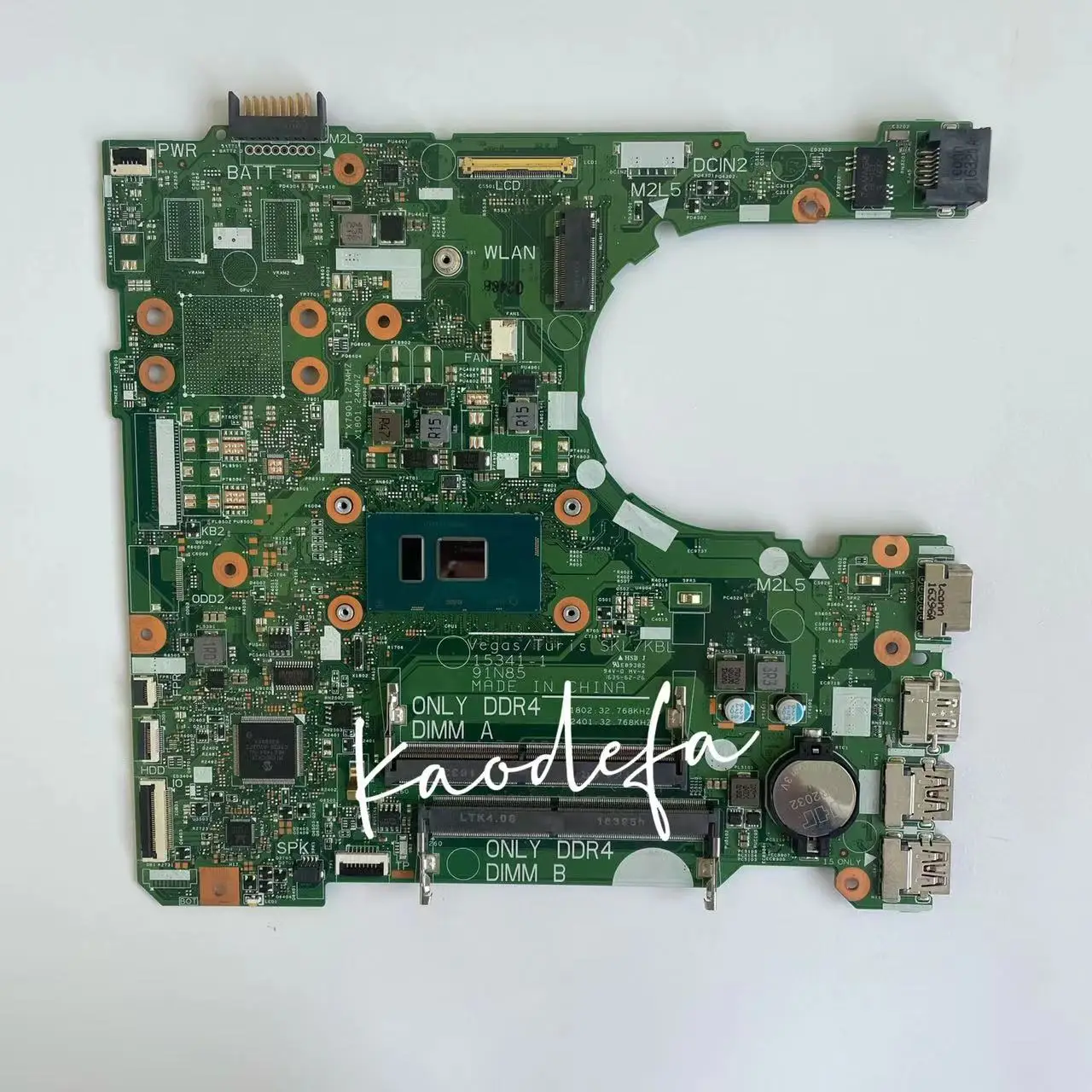 Флэш-материнская плата для ноутбука Dell Inspiron 3467 3567 15341-1 91N85 с флэш-памятью DDR4 100% -