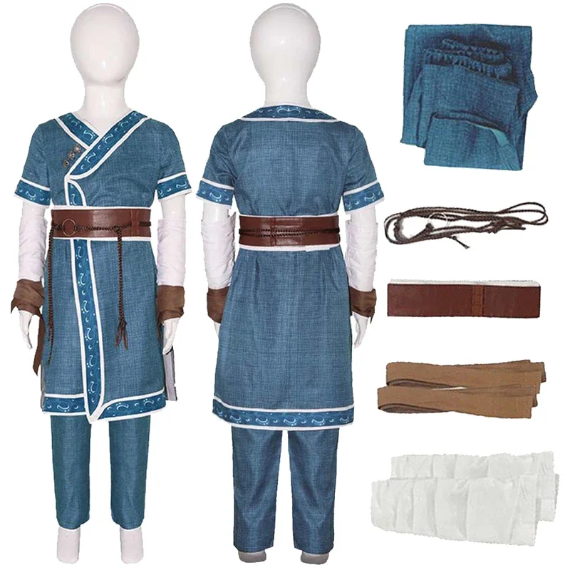 Катара Косплей Детский Фэнтезийный Костюм Мультфильм Аватар Последний Airbender
