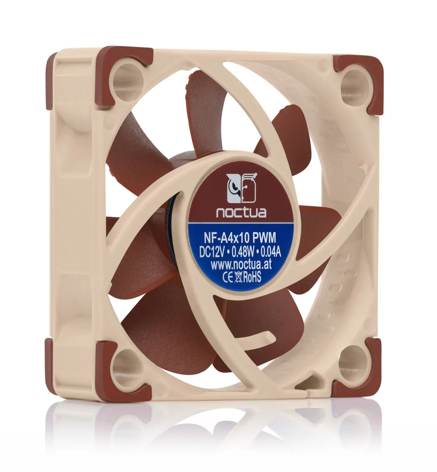 Фото Noctua NF-A4x10 PWM 3-контактный/4-контактный 24 В/12 В/5 В в тонком корпусе вентилятор 40x40x10 мм PWM FLX Интеллектуальный контроль температуры Тихий ультрамаленький вентилятор №4