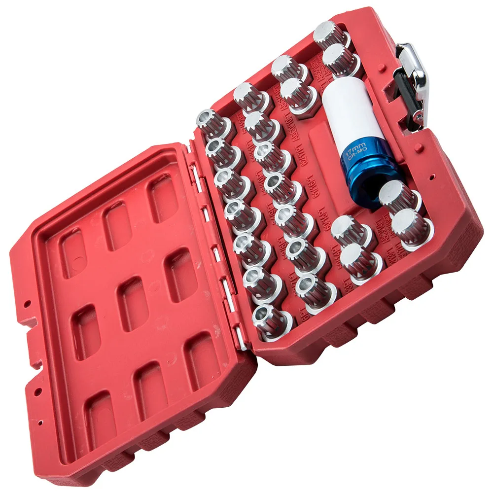 23 шт. ИНСТРУМЕНТ ДЛЯ ЗАМКИ КОЛЕСА VW AUDI SEAT SKODA CARS КЛЮЧ