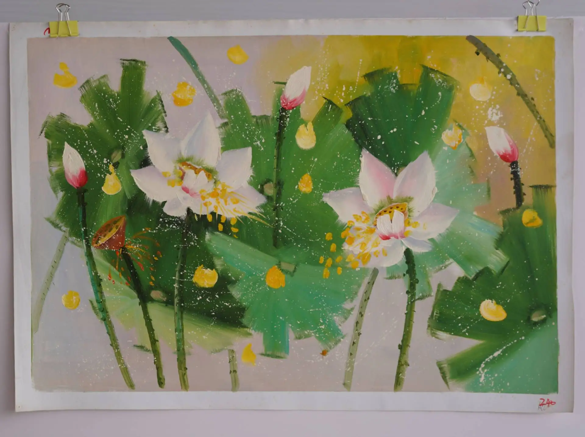 

3701Ann-Tulip diy Цифровая масляная живопись, картина маслом, акриловая Цветочная живопись, взрыв, ручная работа, пейзаж, живопись