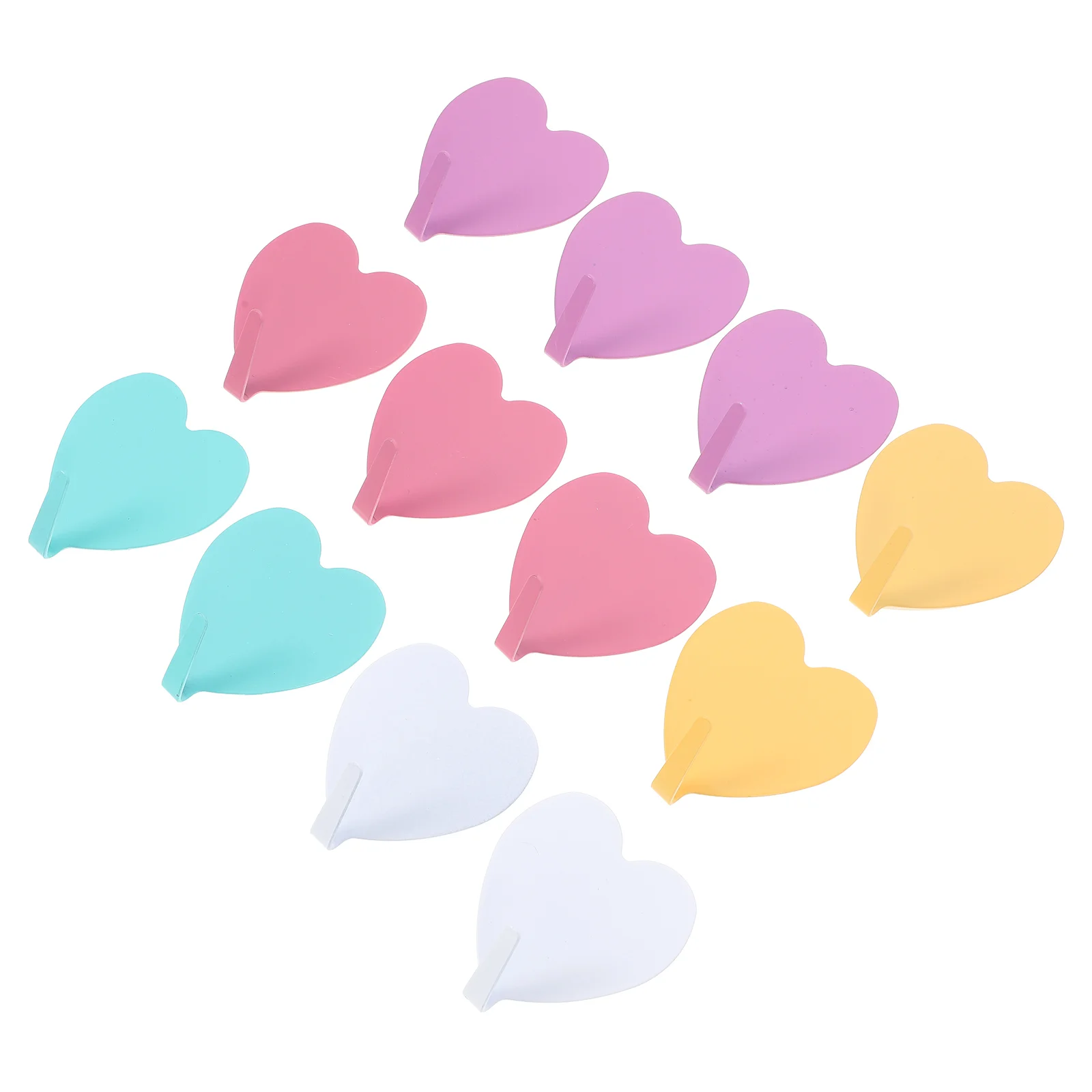 

Hooks Wall Hanger Adhesive Hook Coat Metal Towel Hat Decorative Heart Key Duty Heavy Hanging Self Sticky Mount Iron Rack Kitchen