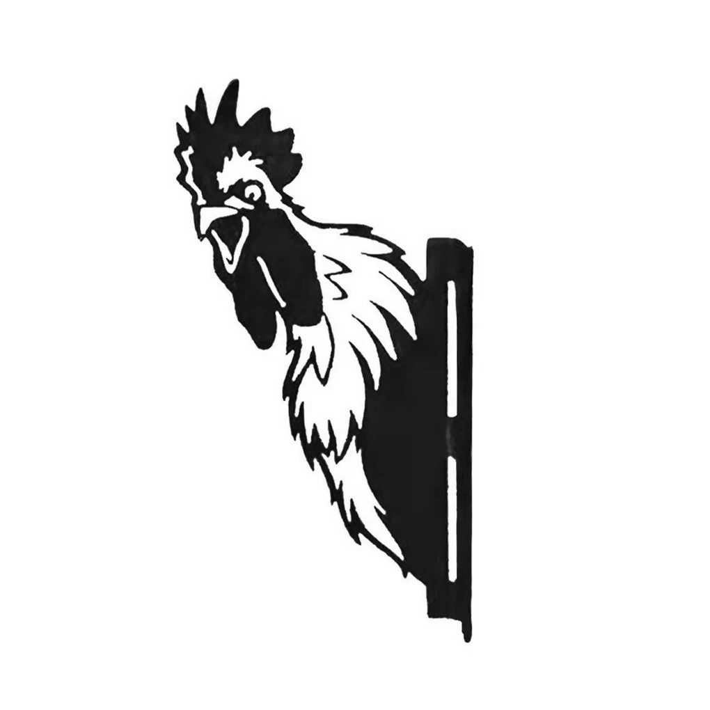 

Farm Peeping Cow Metal Garden Statues Garden decoration Outdoor Garden Backyard Lawn Stakes Metal CowYard Decoration Gift