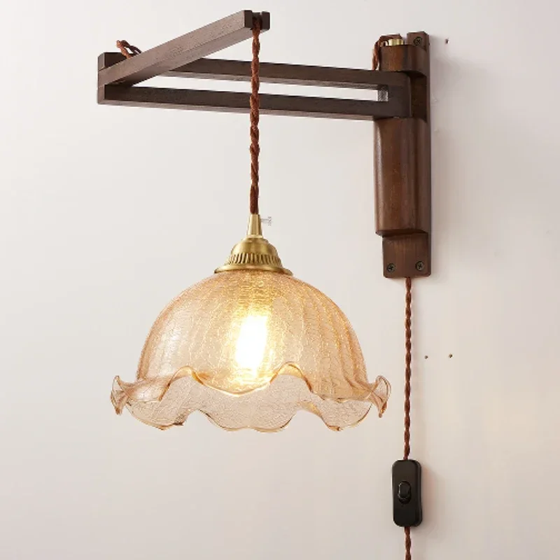 Украшение интерьера дома Lampe Salon Современный настенный светильник Качели