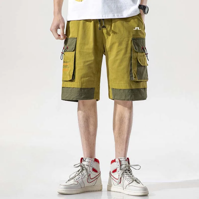 Men's Wear Sport Pants Shorts 100% Cotton Summer New Product Work Casual Multi Pocket Loose
