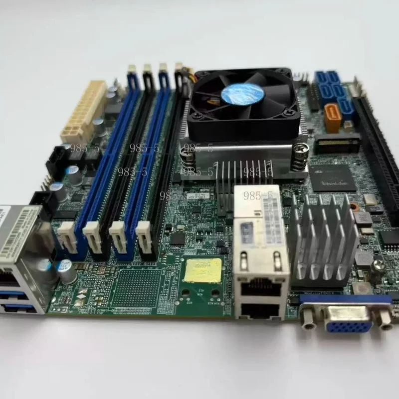 Фото Серверная материнская плата ITX Xeon D-1521 X10SDV-4C-TLN2F с двумя портами 10GbE №3
