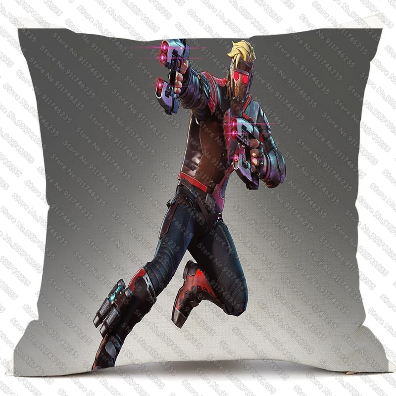 

DISNEY Marvel Comics Series Cartoon Print Cushion Cover Home Cartoon Linen Pillow Case Cojines Подушка Funda Cojin