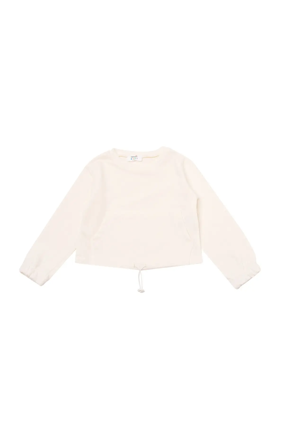 

Trendyol Shirred Female Child Knitted Thin Sweatshirts TKDAW22SW0684