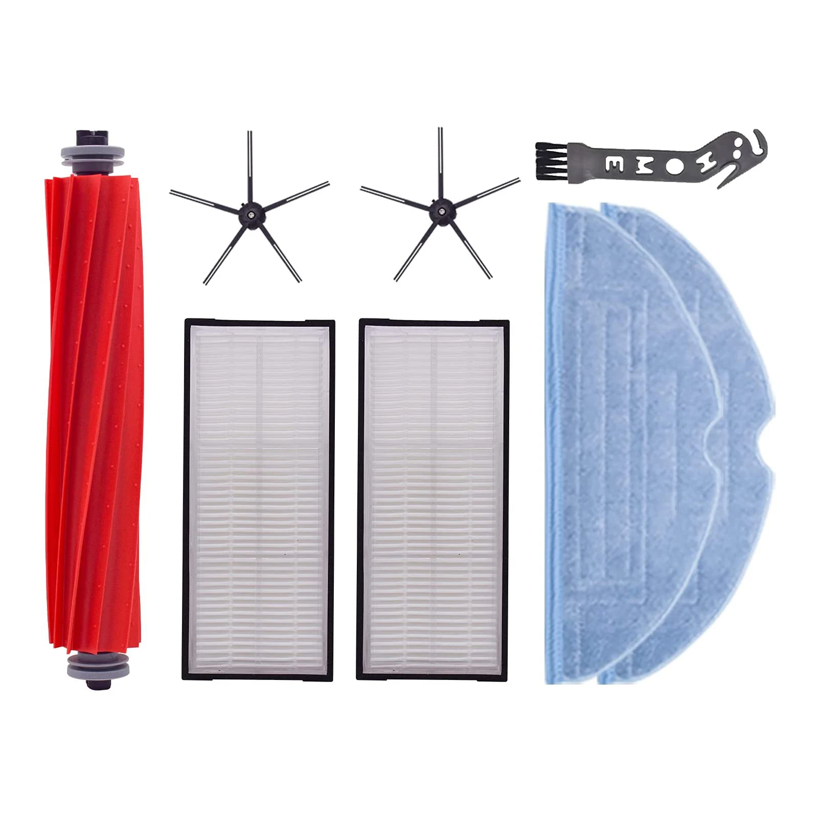 

Replacement Parts Kit Main Brush Side Brushes Filters Mop Pads for Roborock S7 T7S T7S Plus Vacuum Cleaner Accessories