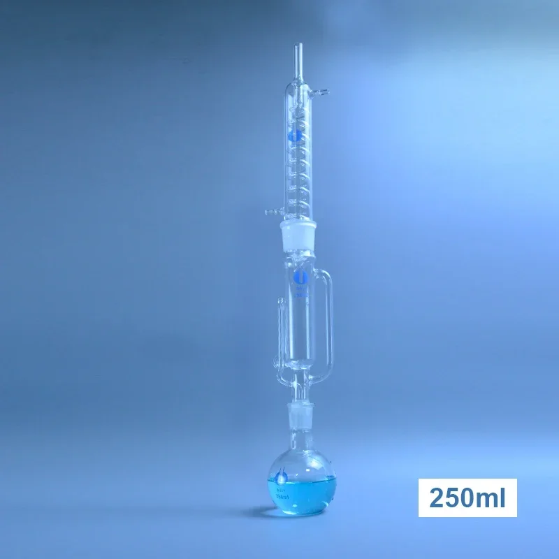 Набор лабораторной стеклянной посуды экстрактор для стекла Soxhlet с конденсатором