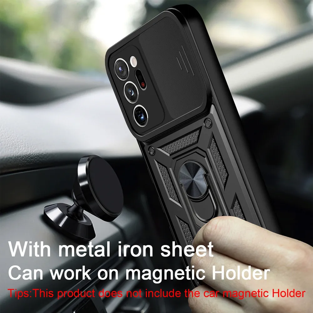 

Samsung Note 20 Ultra Case for Samsung A52 A72 A32 A12 A51 A71 Push Pull Camera Protection Cover for Note 20 S20+ S21 Ultra capa