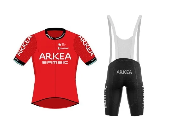 

LASER CUT 2023 ARKEA SAMSIC Team SHORT SLEEVE CYCLING JERSEY SUMMER CYCLING WEAR ROPA CICLISMO+BIB SHORTS