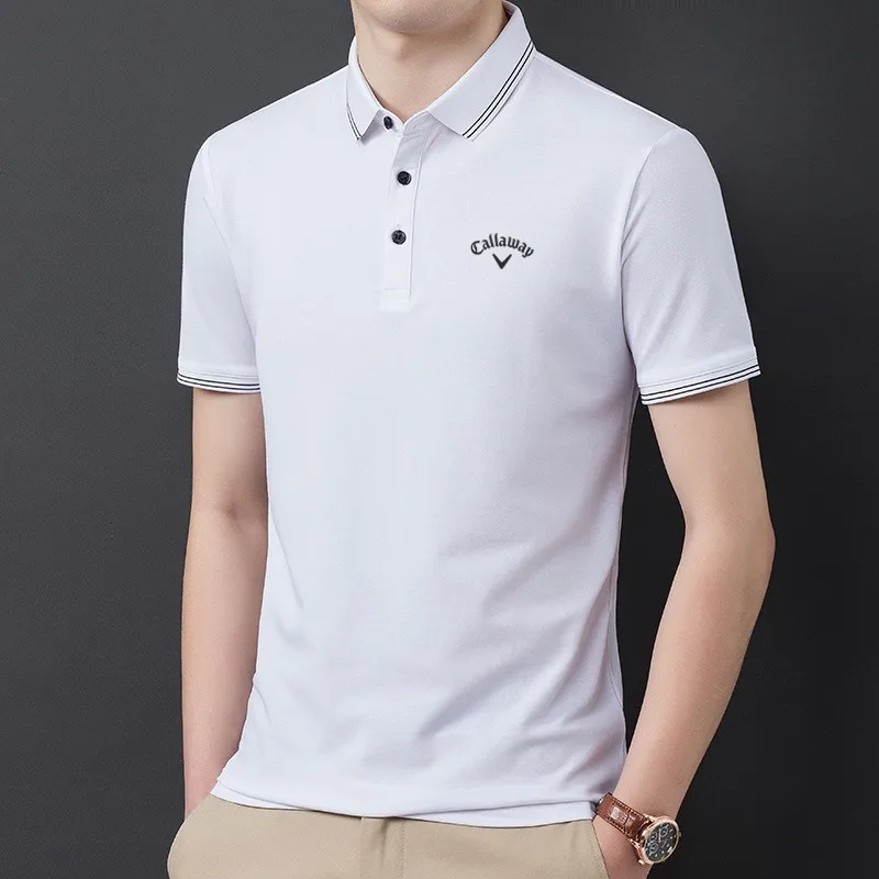 

New Summer Branded Premium Cotton Short Sleeves Polo Shirts Men's Polo Print Golf Baseball Shirts Casual Patchwork Men's Tops