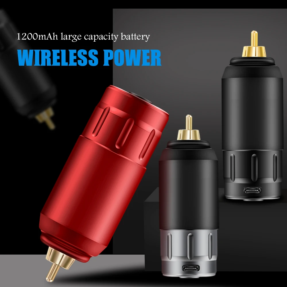 Tattoo Wireless Power Supply RCA Connection Tattoo Machine Power Supply for Tattoo Pen Machine Permanent Makeup supplier